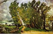 Chaim Soutine Windy Day in Auxerre oil painting artist